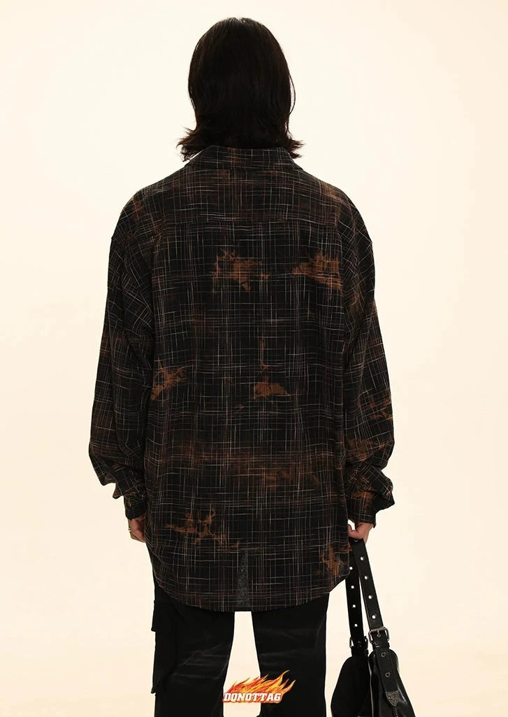 DONOTTAG American retro long-sleeved shirt