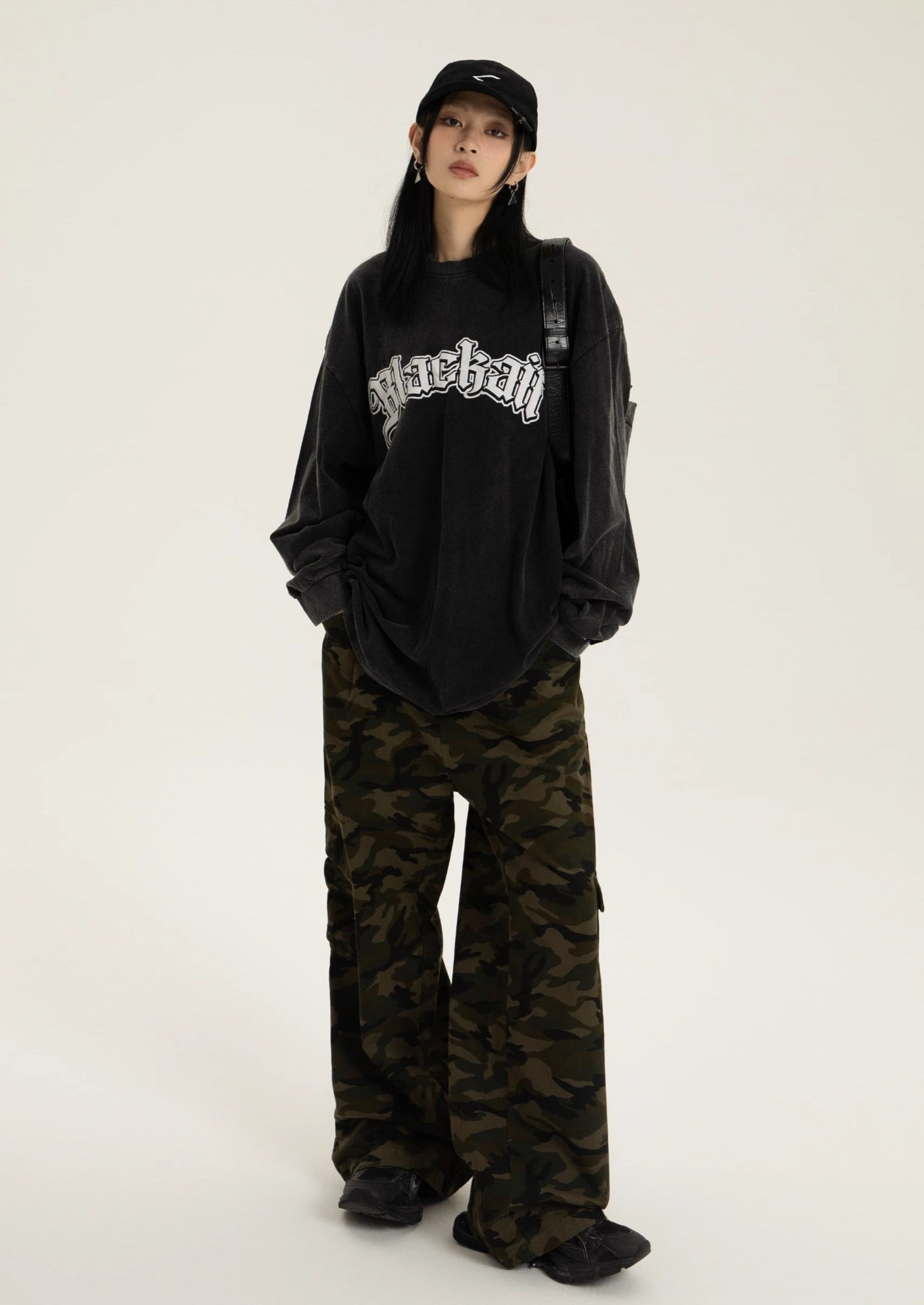 EZEK&STUDIO Camouflage Pattern Work Pants