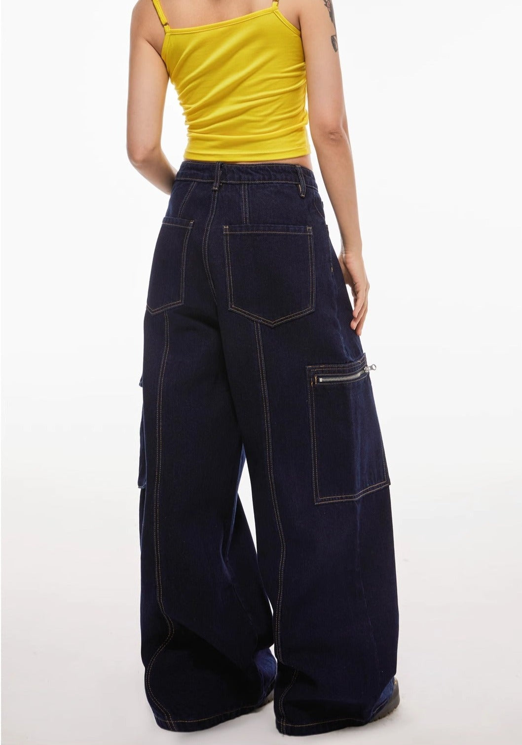 EZEK&STUDIO High-waisted Work Casual Jeans