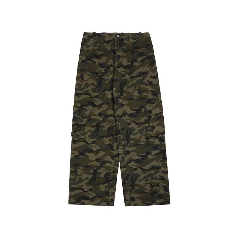EZEK&STUDIO Camouflage Pattern Work Pants