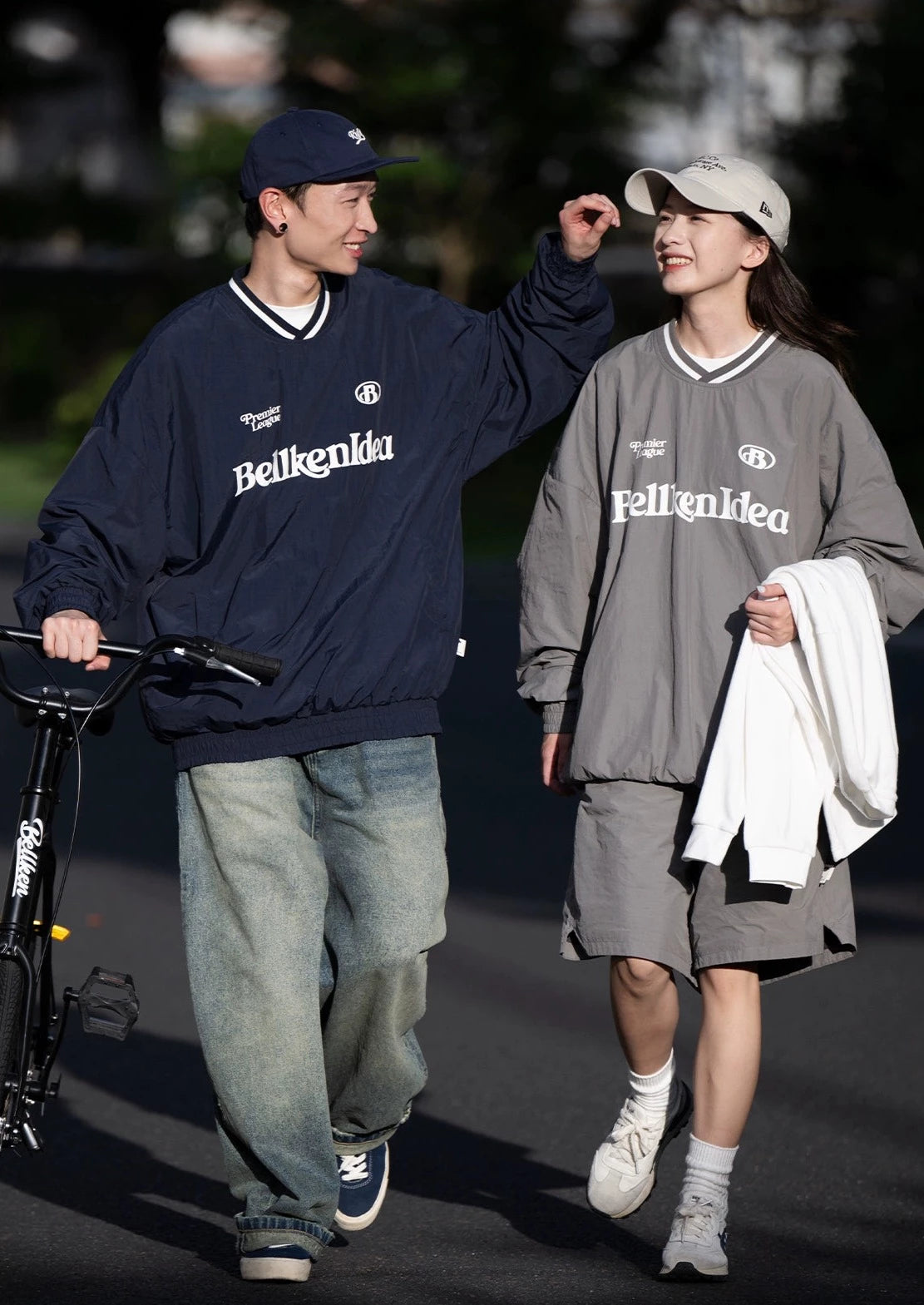 BELLKENIDE Multi Printed Pullover Long Sleeve T-shirt
