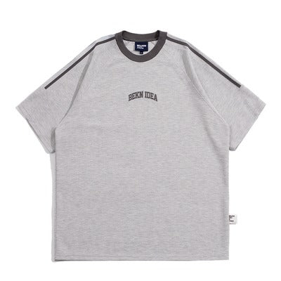 BELLKENIDE Classic Style Waffle Short Sleeve T-shirt