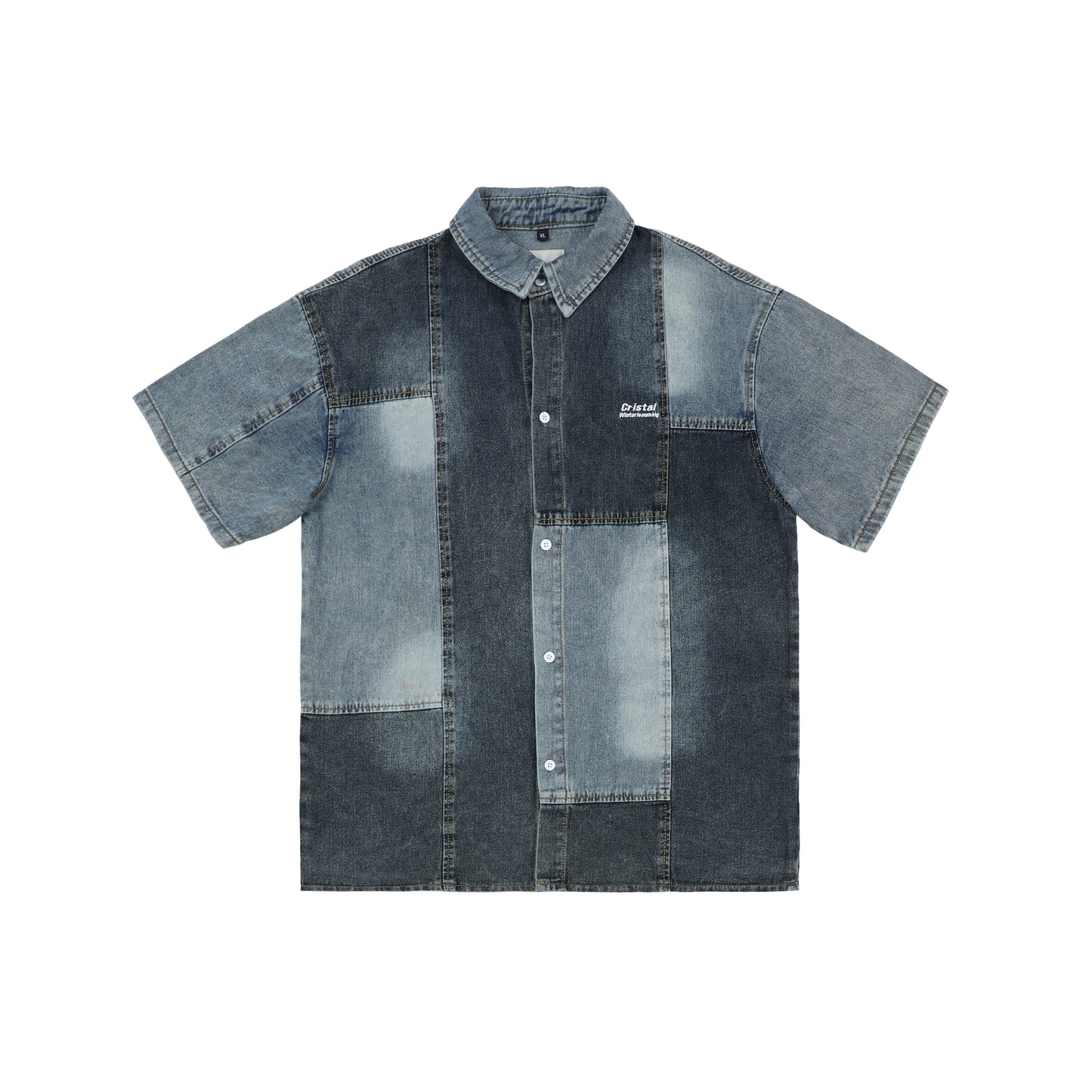 EZEK&STUDIO American Retro Denim Summer shirt
