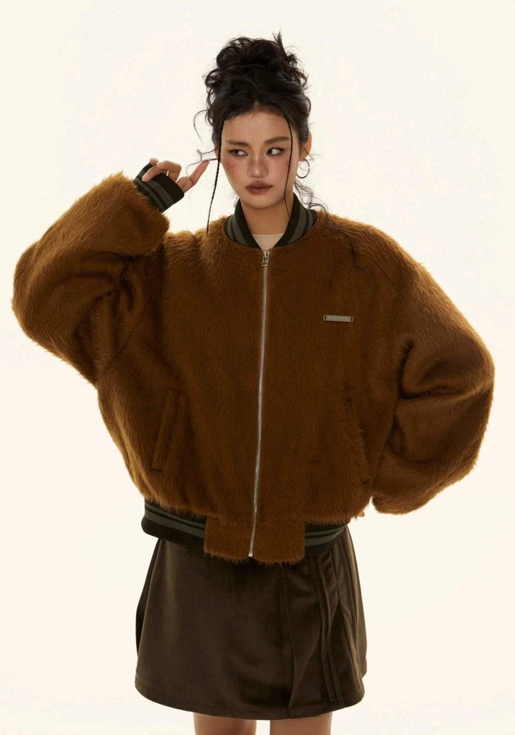 EZEK&STUDIO American Retro Tweed Jacket