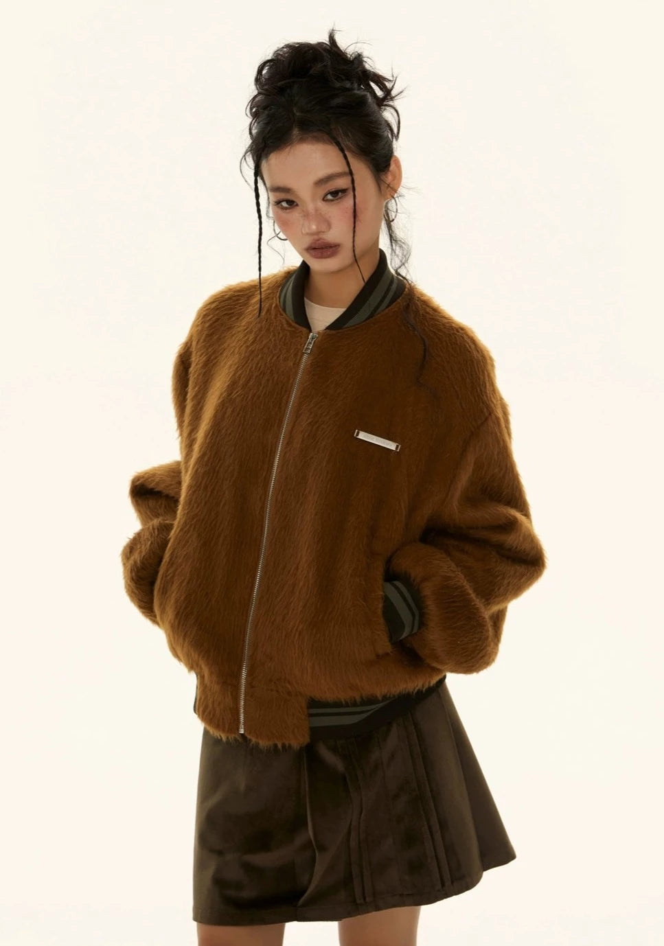 EZEK&STUDIO American Retro Tweed Jacket