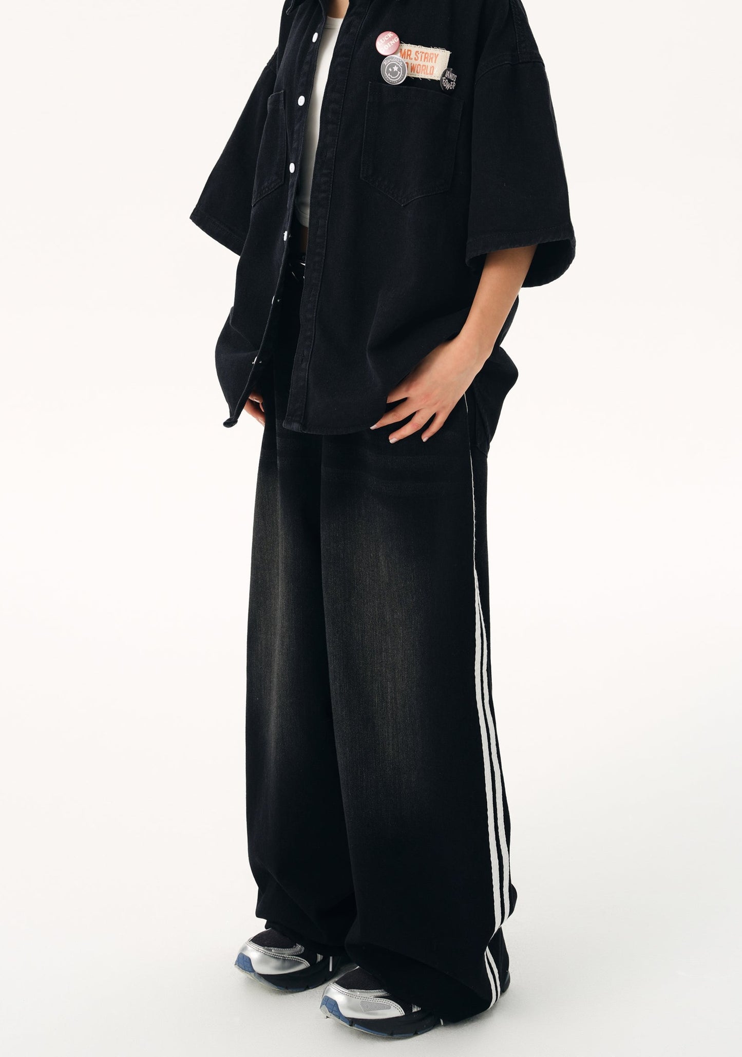 EZEK&STUDIO American Retro Wash Old jeans