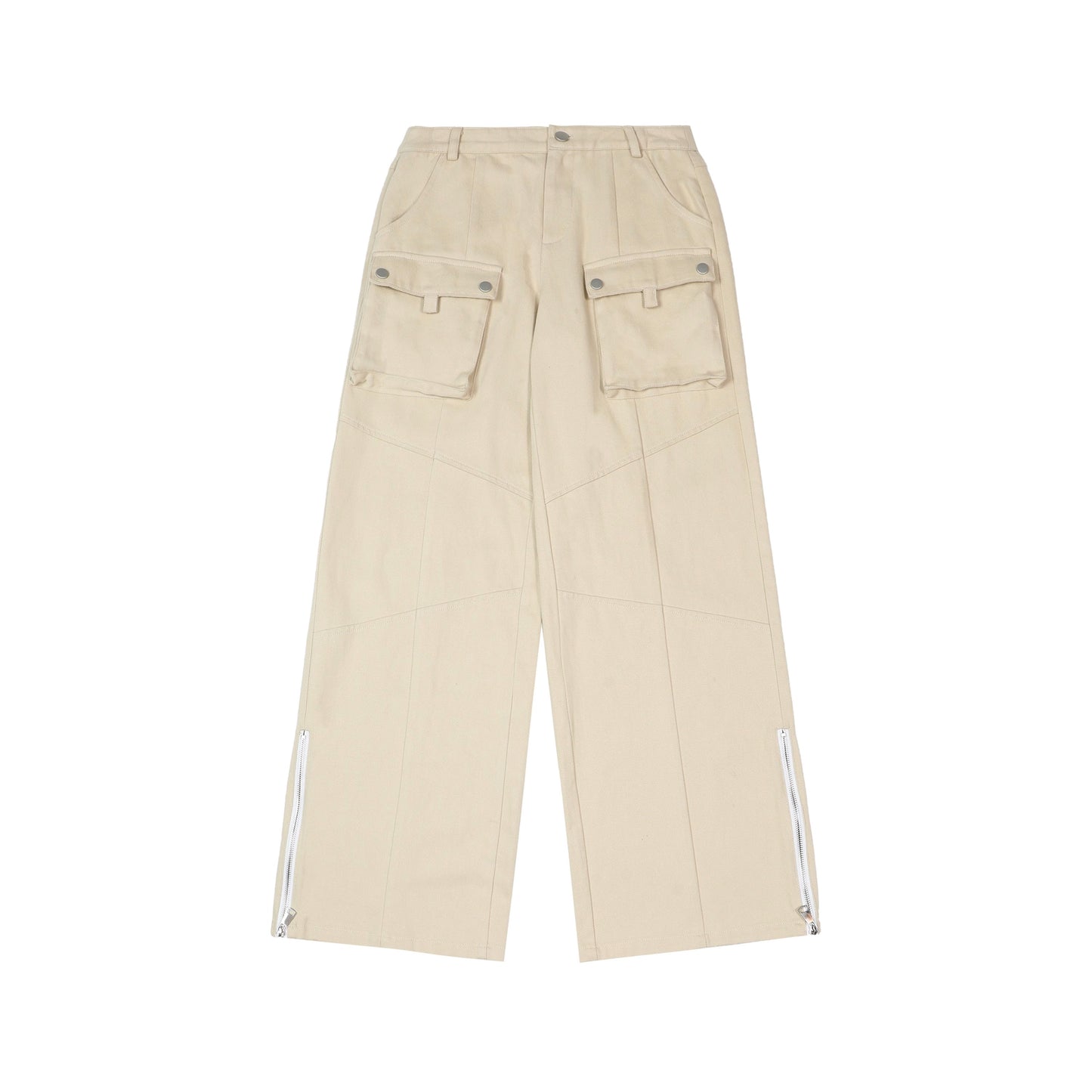 EZEK&STUDIO Retro Loose Straight Casual Pants