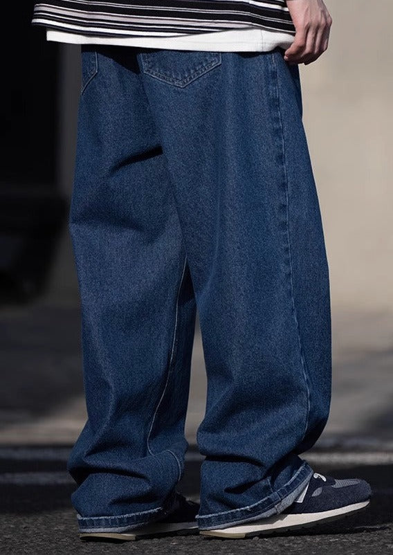 BELLKENIDE Loose Straight Retro Jeans