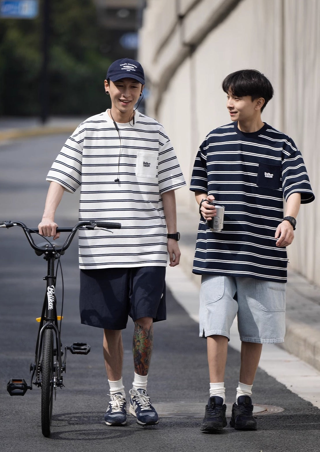 BELLKENIDE Border Short Sleeved T-shirt