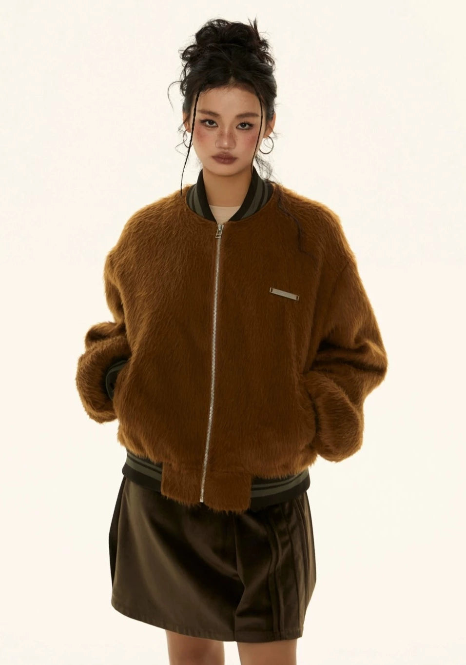 EZEK&STUDIO American Retro Tweed Jacket