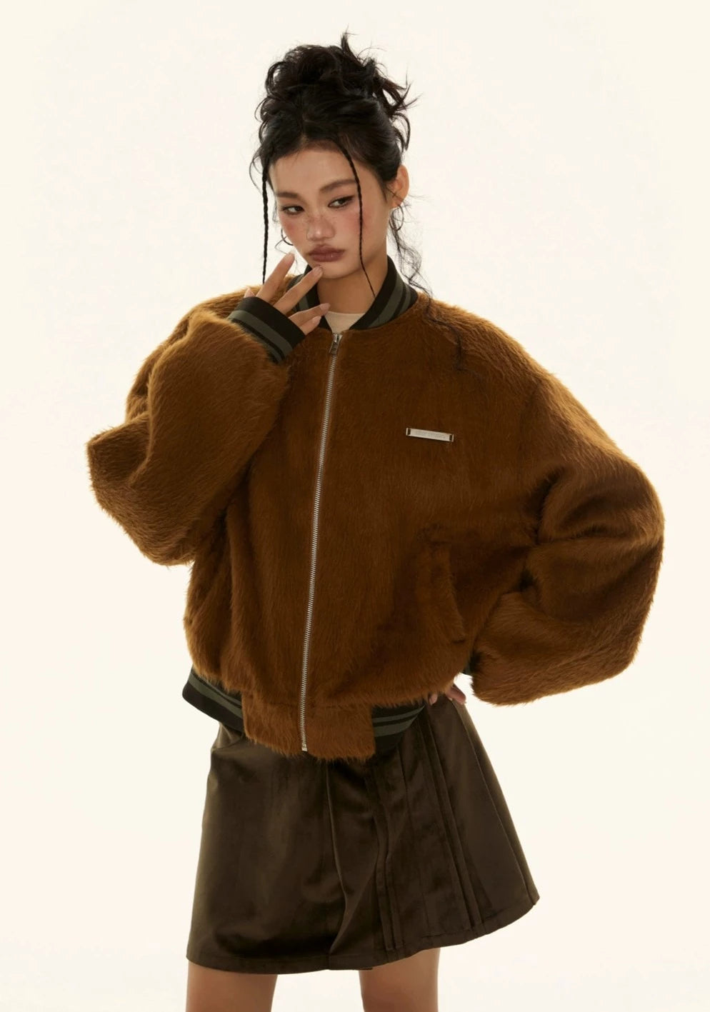 EZEK&STUDIO American Retro Tweed Jacket