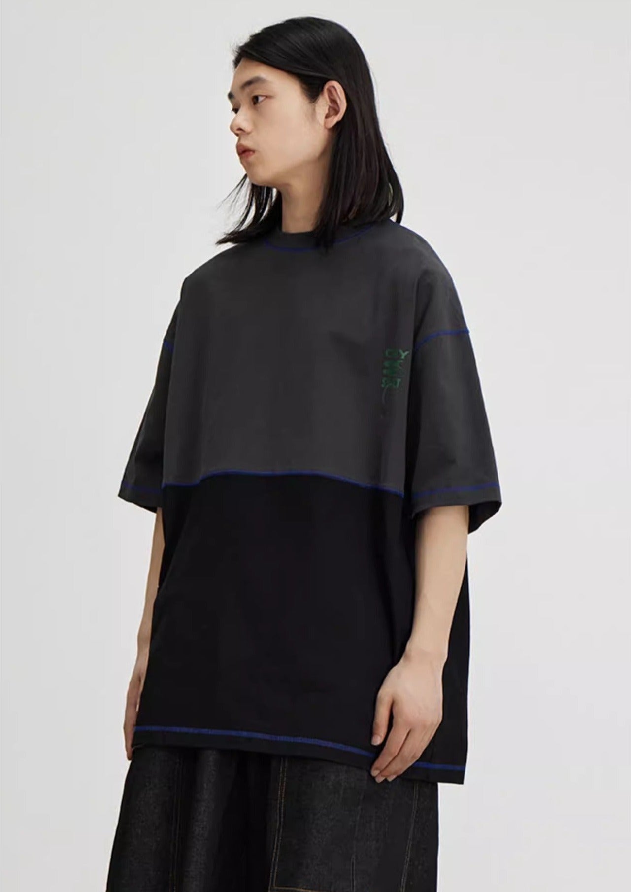 CRYING CENTER Flower Back Prin T-shirt