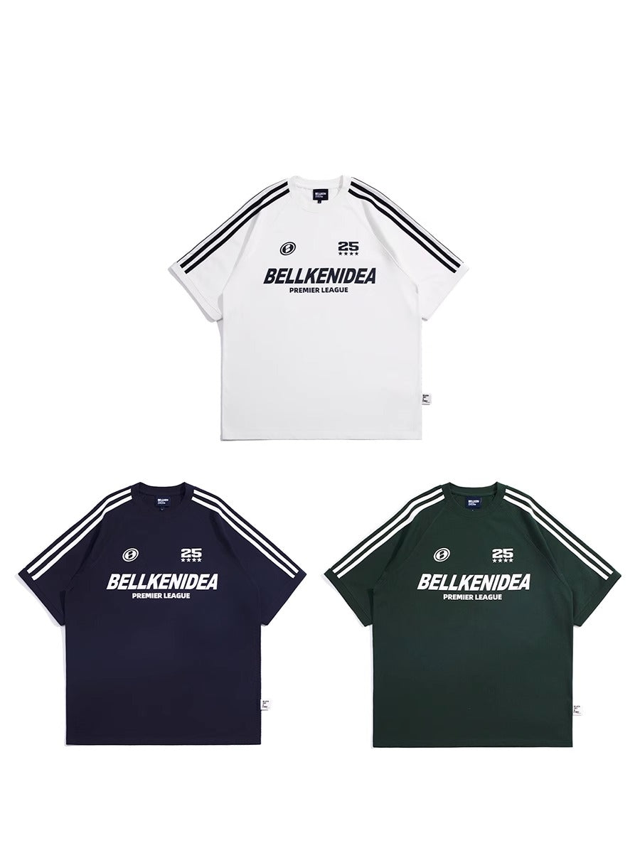 BELLKENIDE Three Bar Classic Style Short Sleeve T-shirt