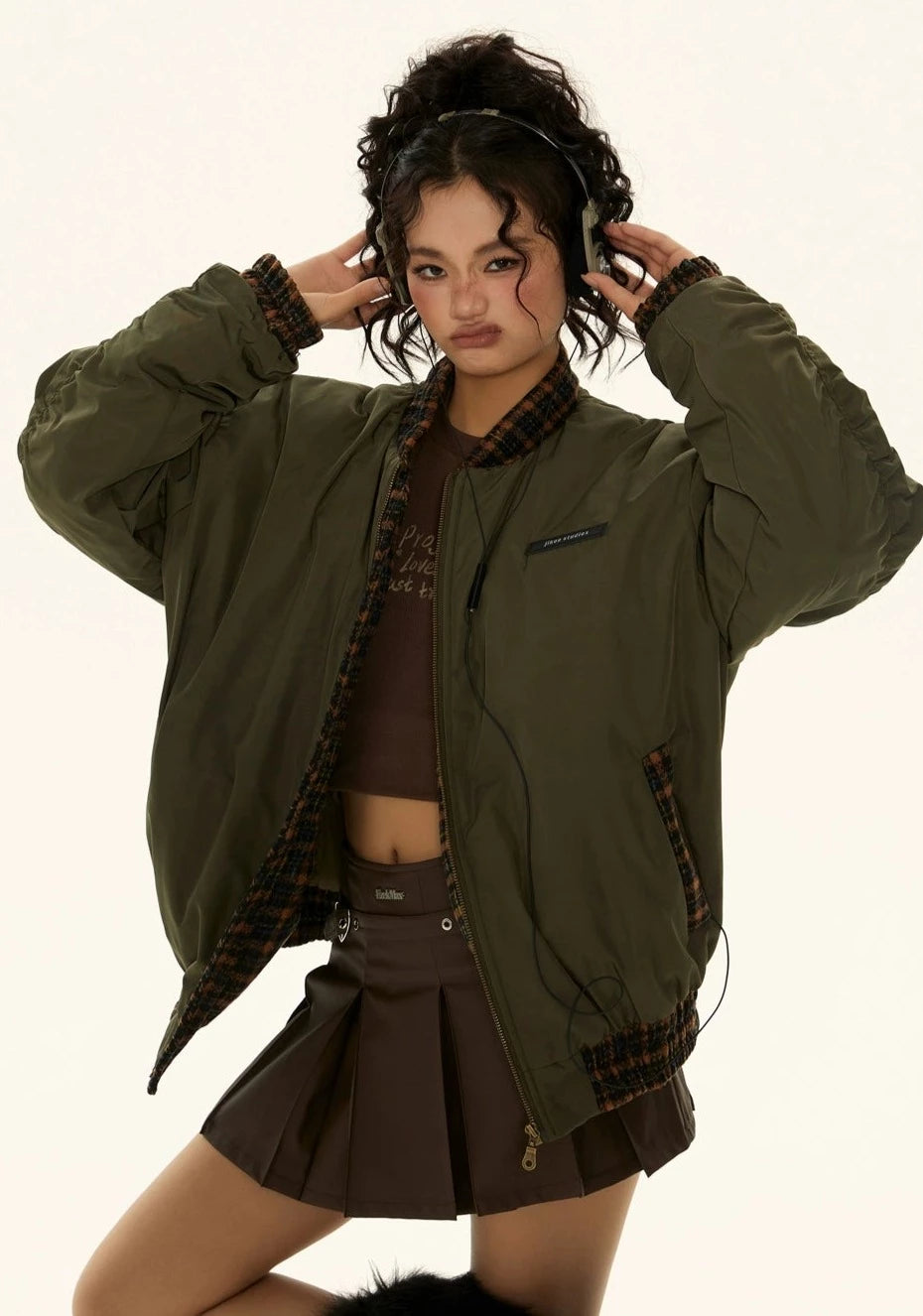 EZEK&STUDIO Classic Style Zip Warmer Jacket