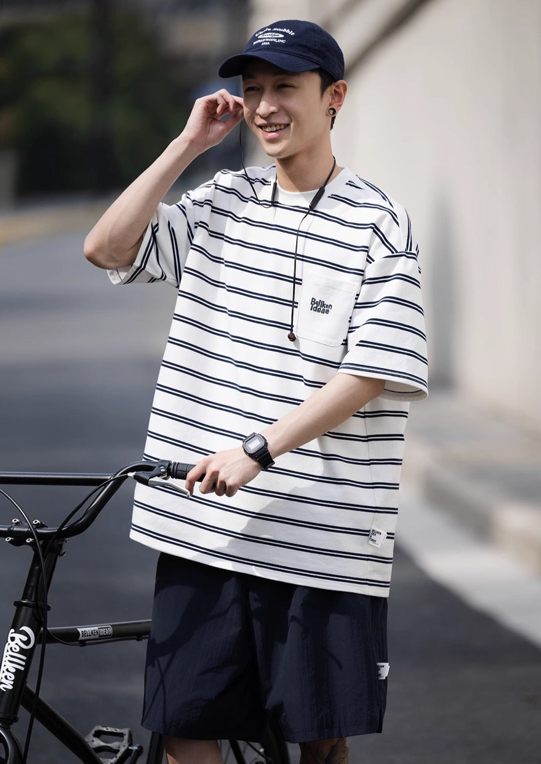 BELLKENIDE Border Short Sleeved T-shirt