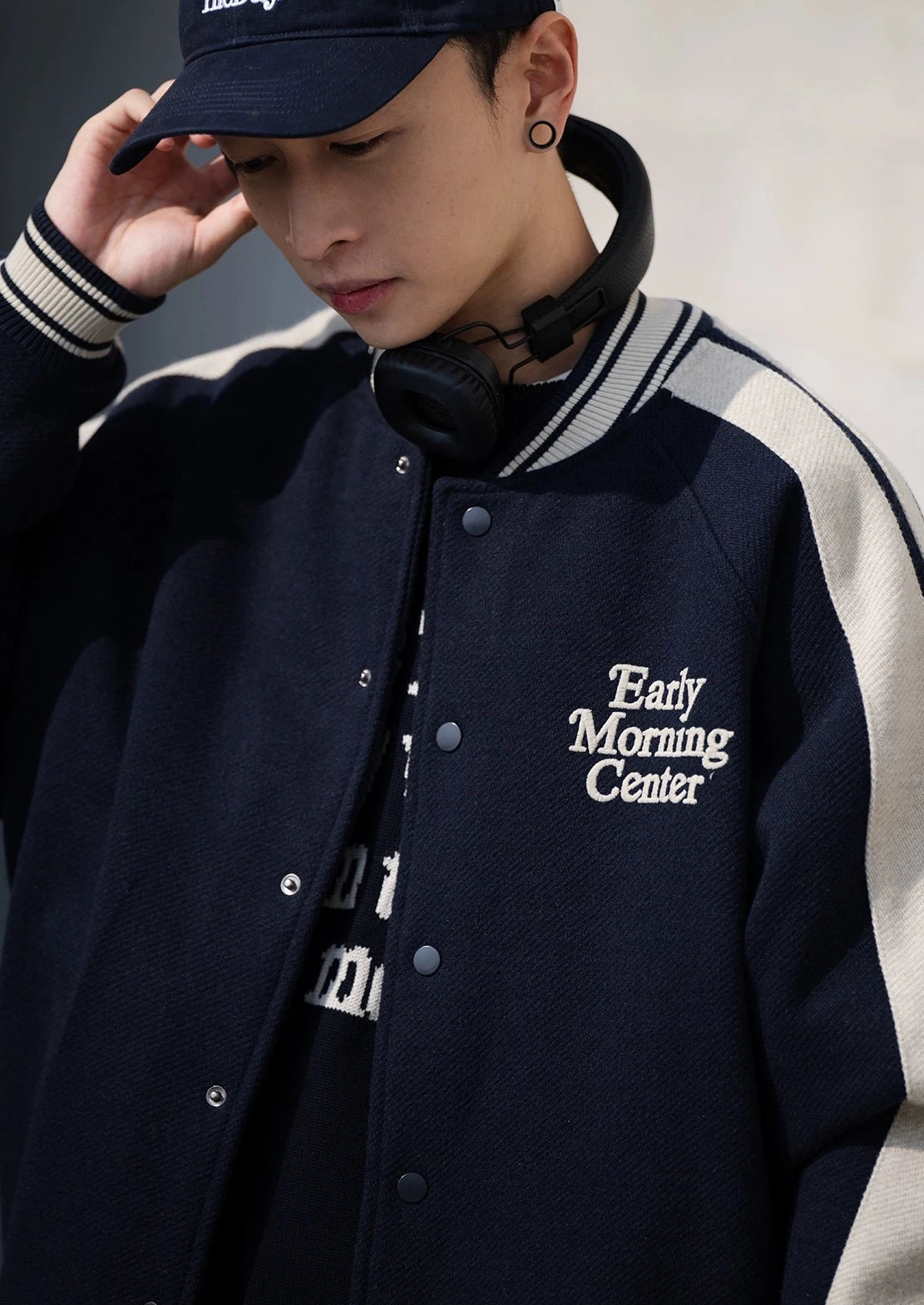 BELLKENIDE Winter Warm American Retro Baseball Jacket