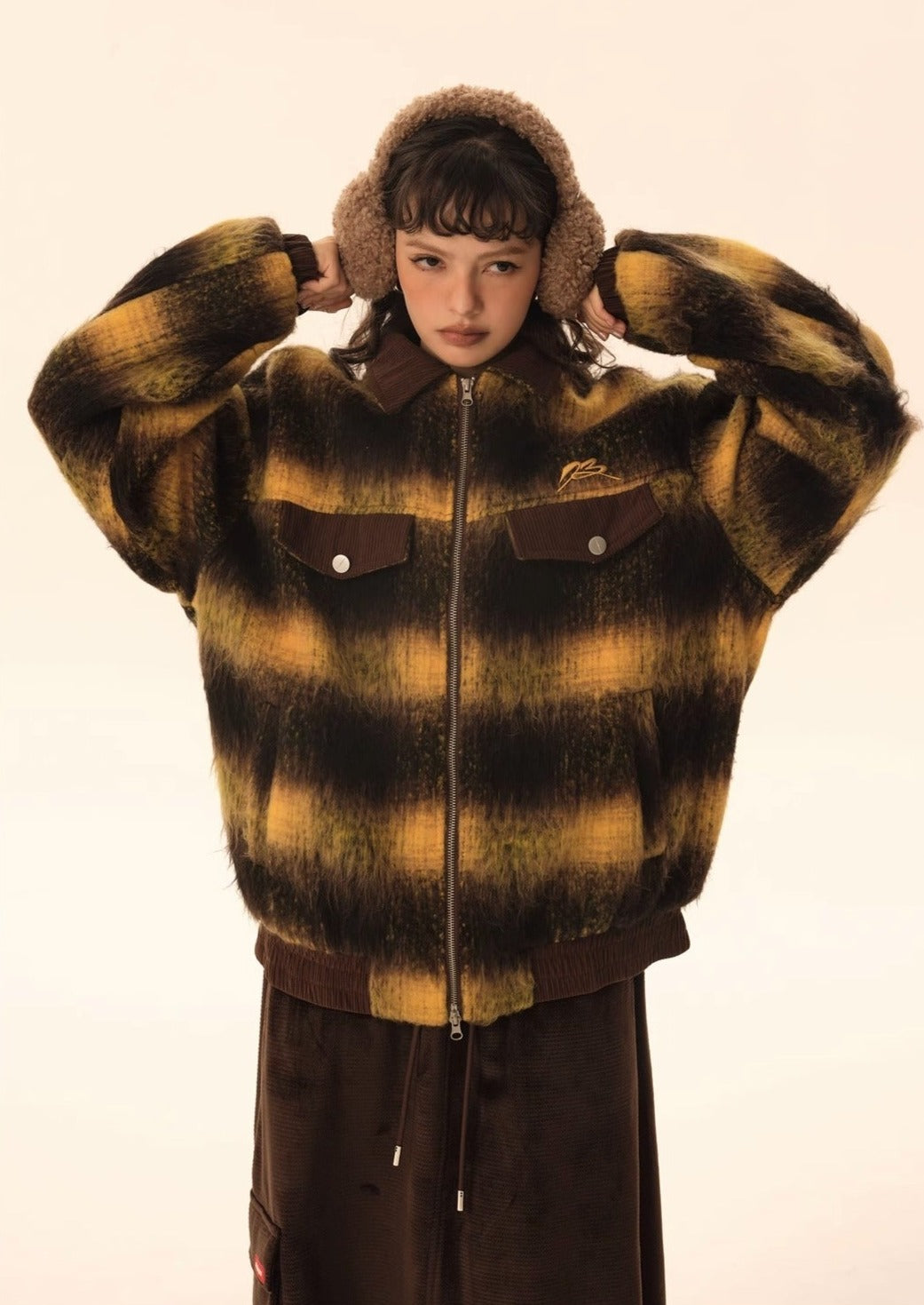EZEK&STUDIO Vintage Fall Loose Jacket