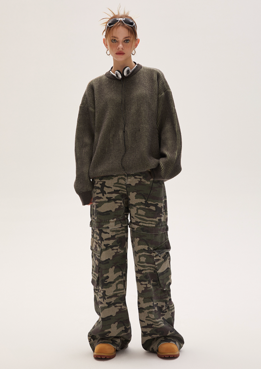 I’M ONE Reversible Color Sweater