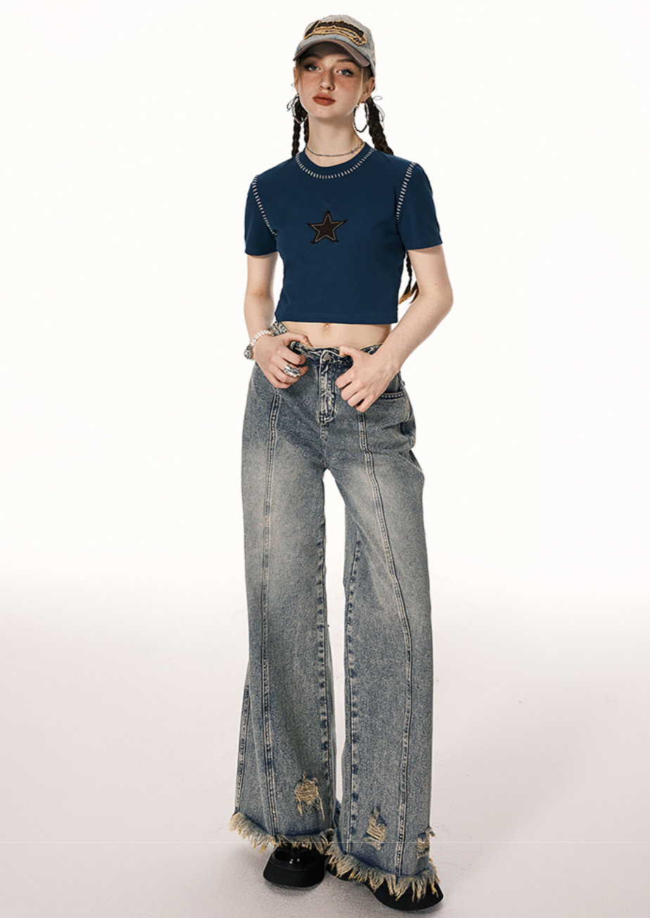 I'M ONE Vintage Denim Pants