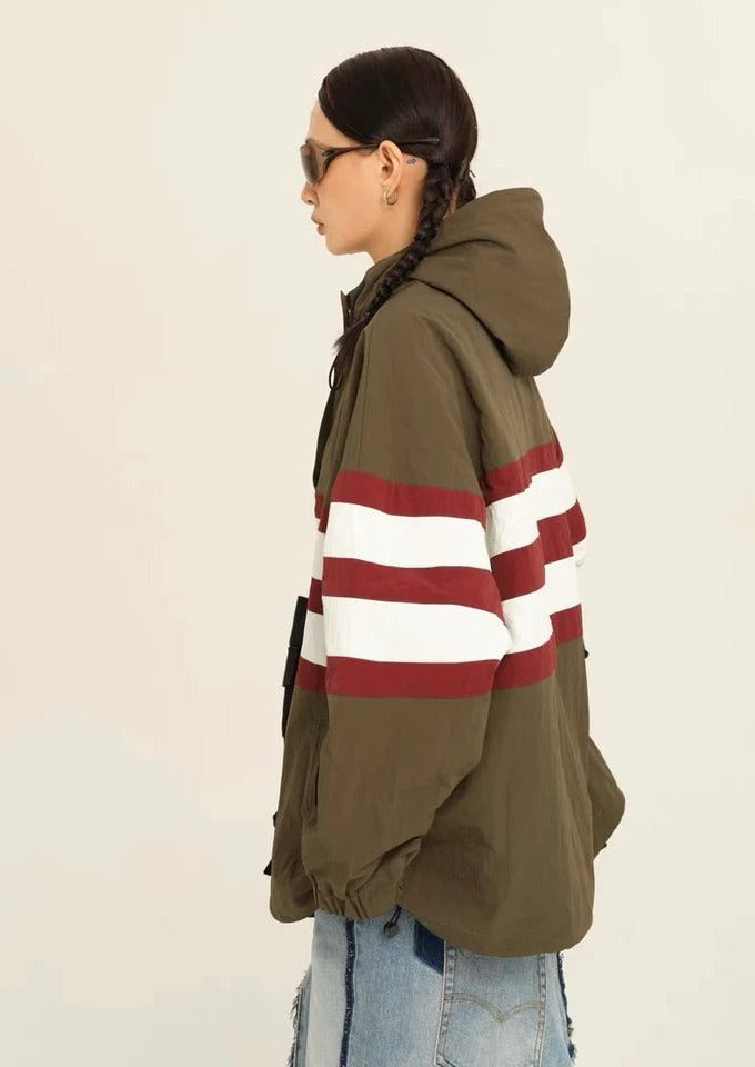 EZEK&STUDIO Pullover Nylon Hoodie