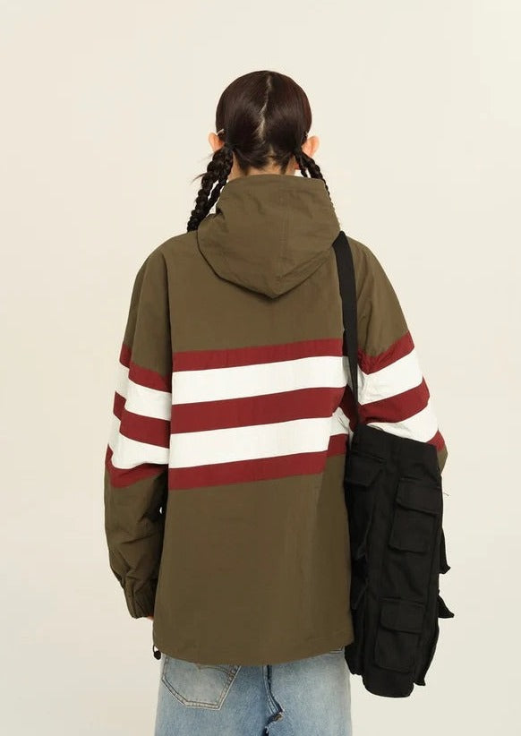 EZEK&STUDIO Pullover Nylon Hoodie