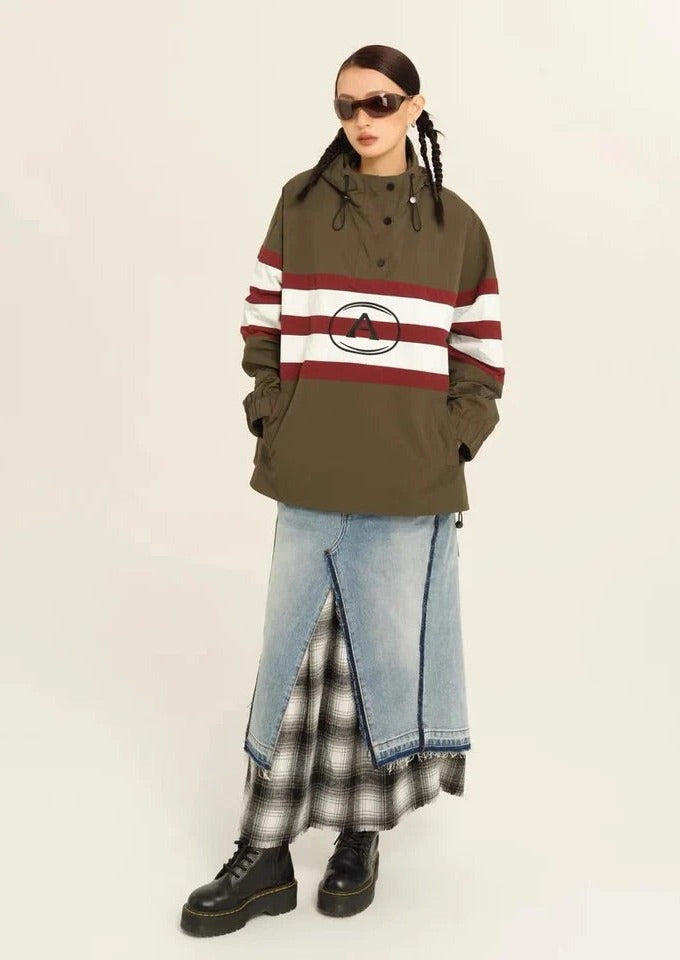 EZEK&STUDIO Pullover Nylon Hoodie