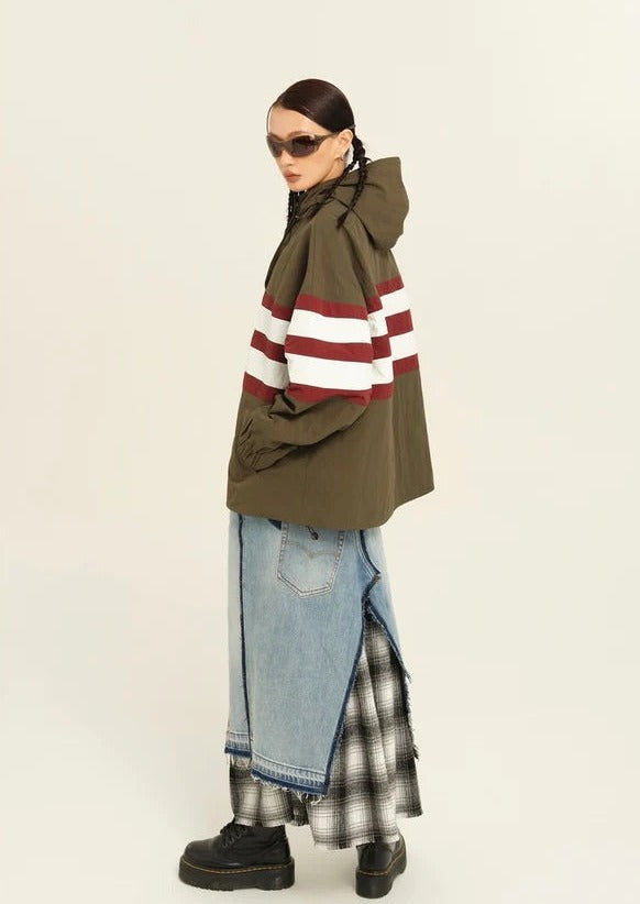 EZEK&STUDIO Pullover Nylon Hoodie
