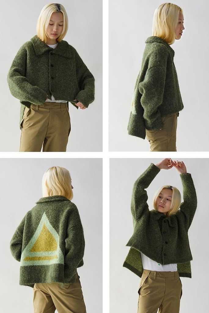 CONP Triangle Warning Knitted Jacket