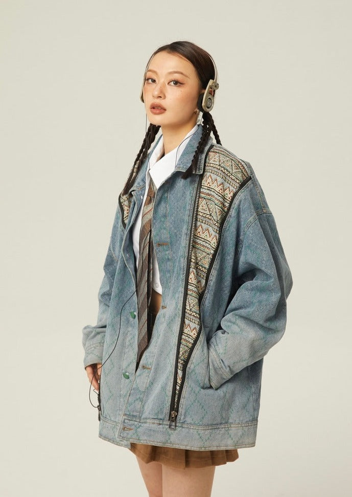 EZEK&STUDIO Design Denim Jacket