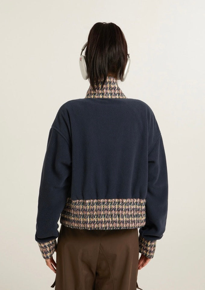 EZEK&STUDIO American Retro Stitch Short Jacket