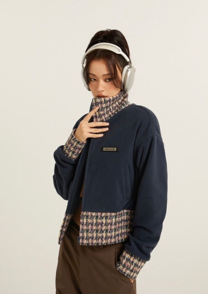 EZEK&STUDIO American Retro Stitch Short Jacket