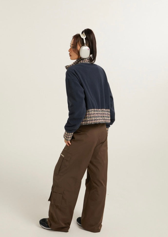 EZEK&STUDIO American Retro Stitch Short Jacket