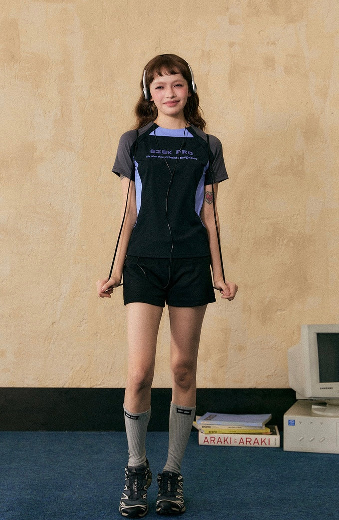 EZEK&STUDIO American Street slim top short sleeve