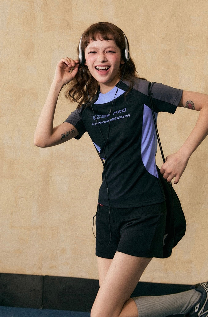 EZEK&STUDIO American Street slim top short sleeve