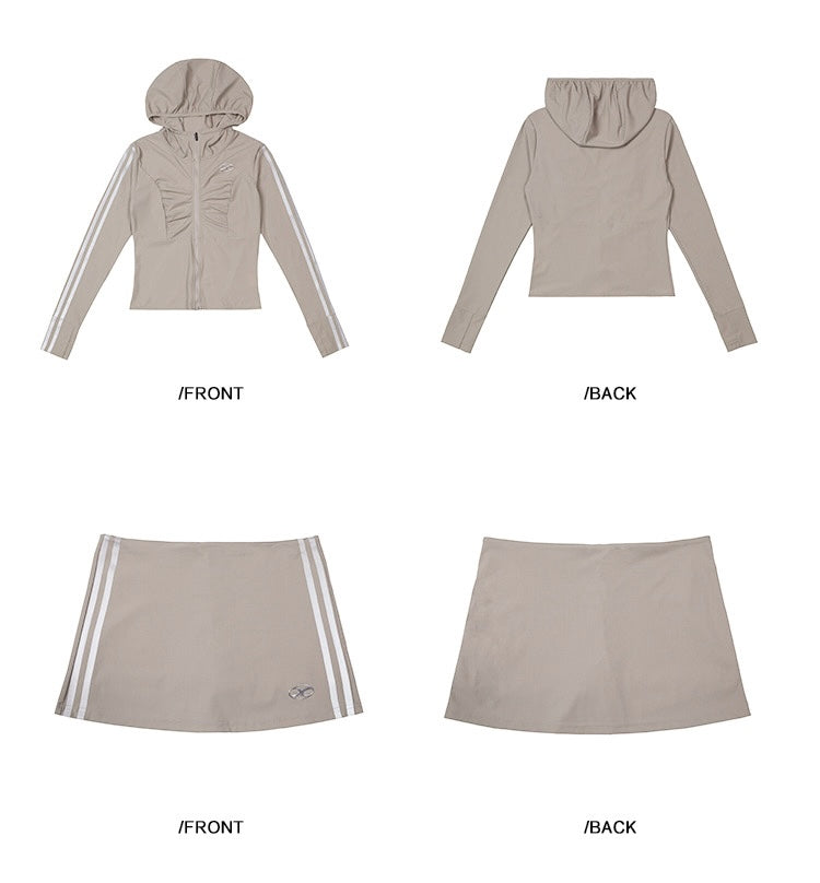 EZEK&STUDIO Thin Breathable casual skirt
