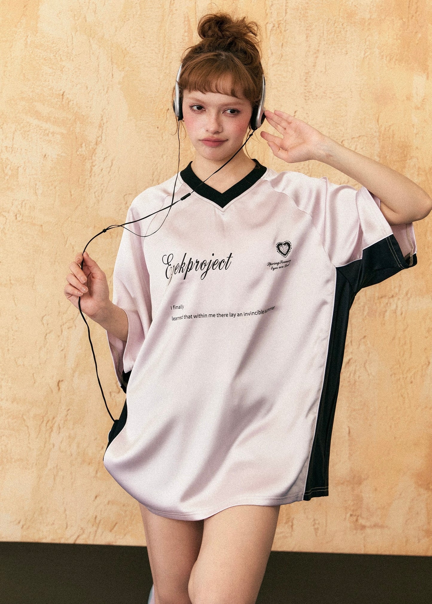 EZEK&STUDIO Casual loose short sleeve T-shirt