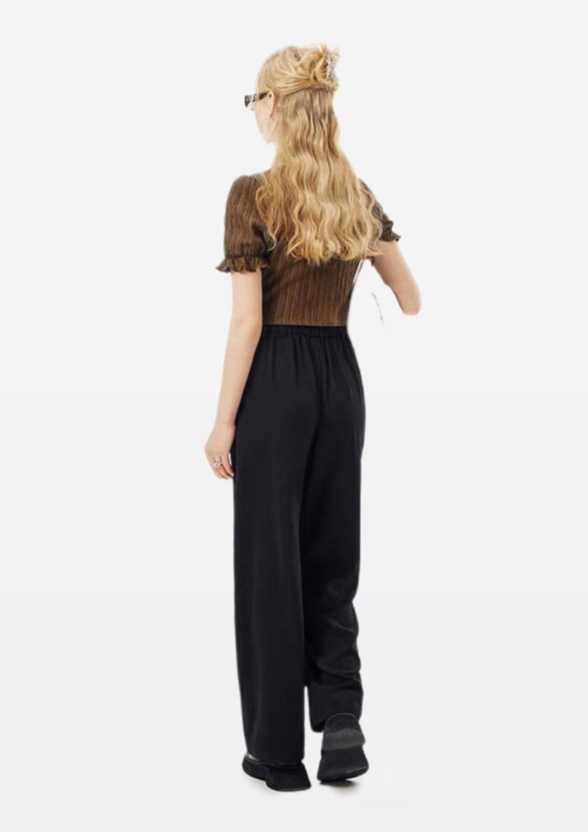 I'M ONE Minimalist Straight Casual Pants