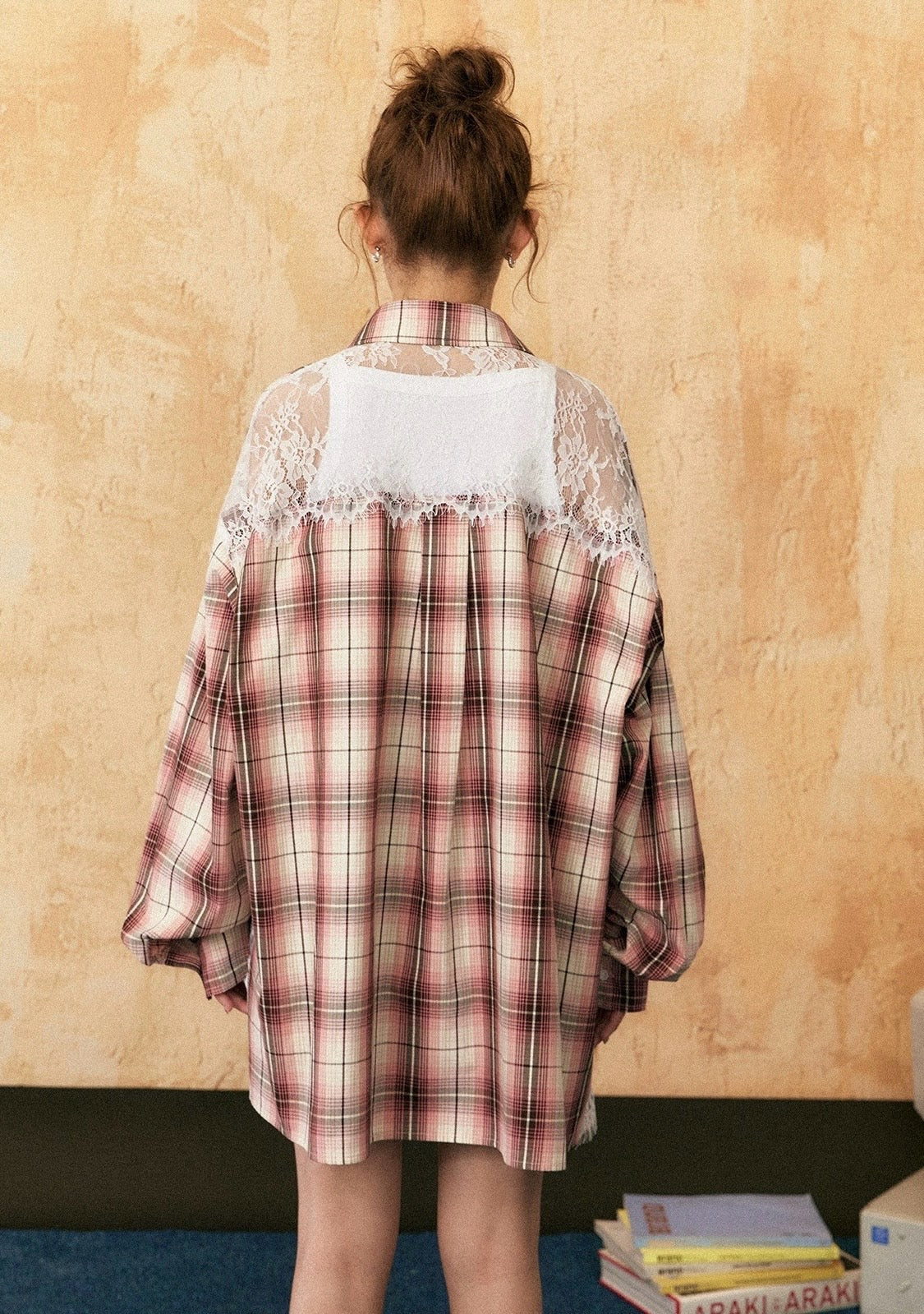 EZEK&STUDIO American retro plaid long sleeve shirt