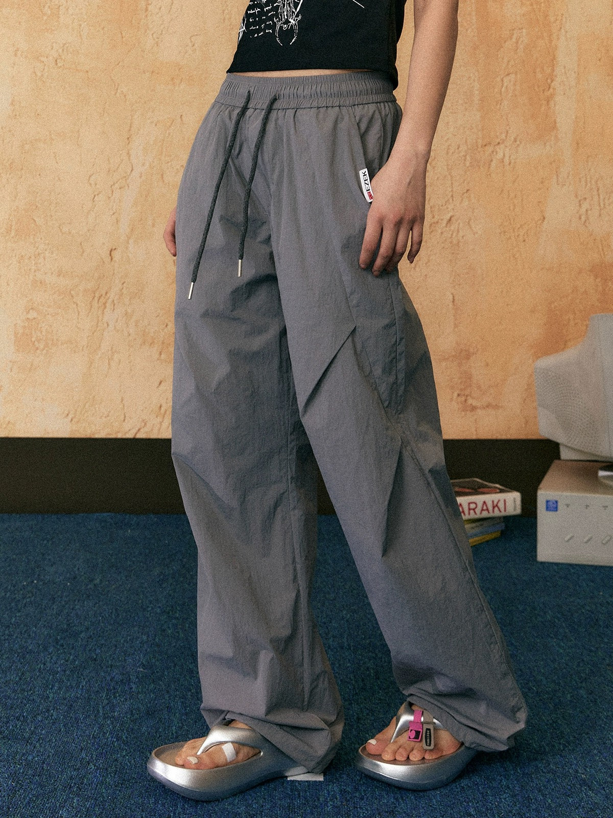 EZEK&STUDIO Suspender casual pants