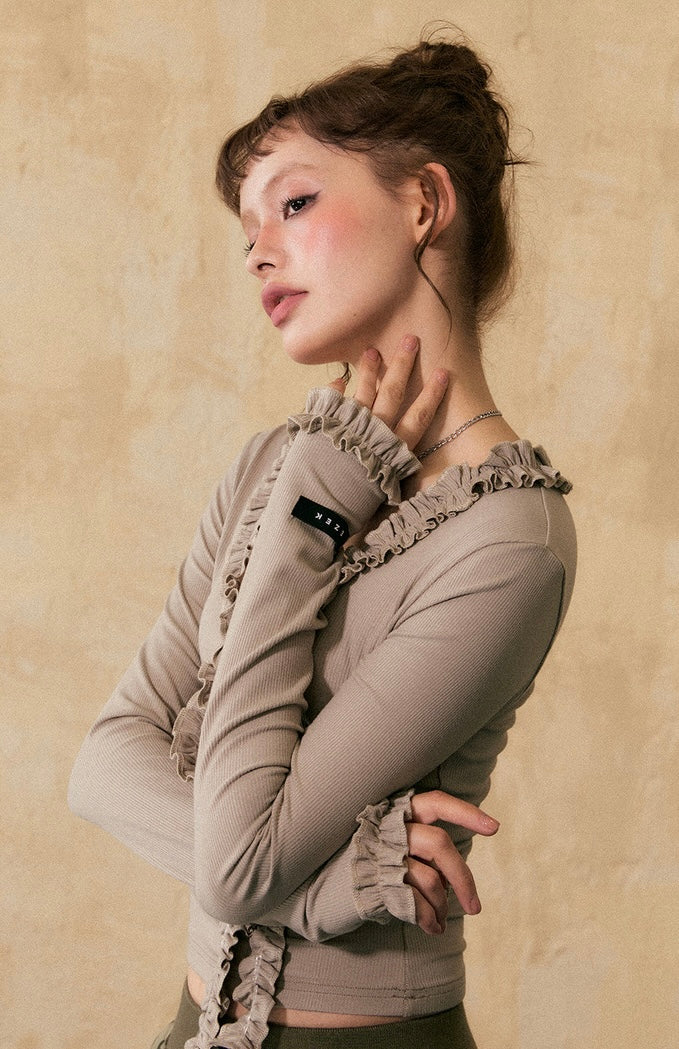 EZEK&STUDIO Short French niche top