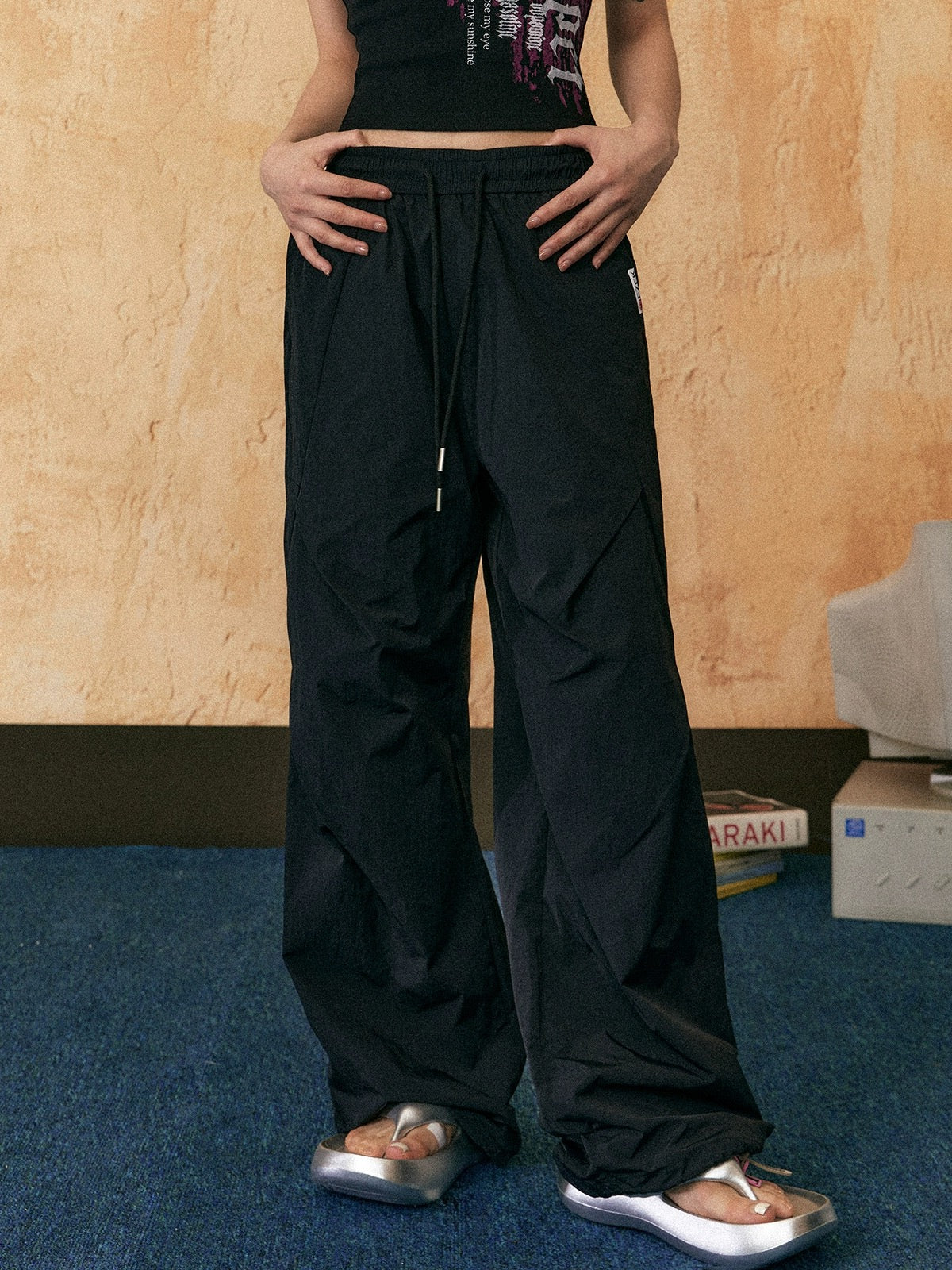 EZEK&STUDIO Suspender casual pants