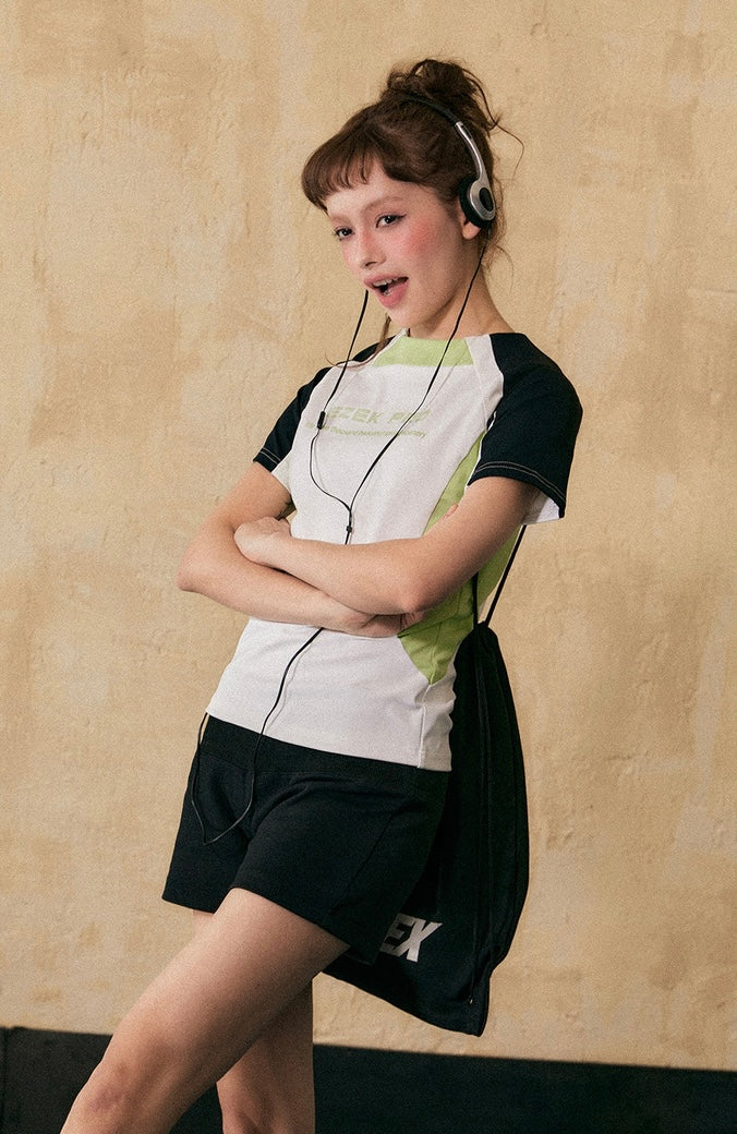 EZEK&STUDIO American Street slim top short sleeve
