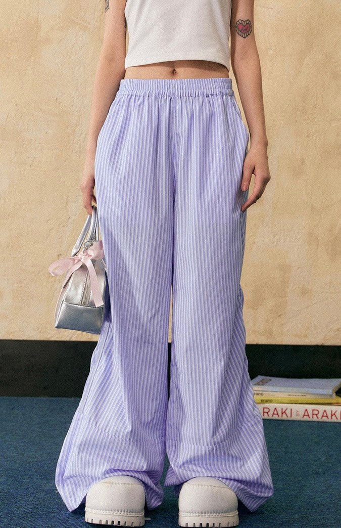 EZEK&STUDIO Slim Loose floor length pants