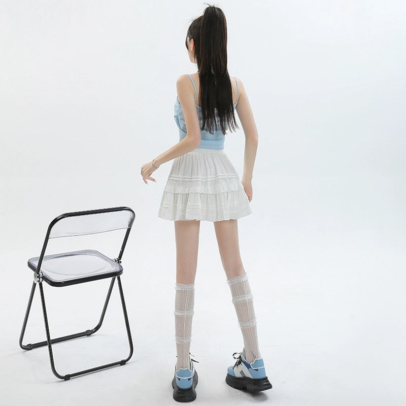 Konggeins Casual high waist skirt