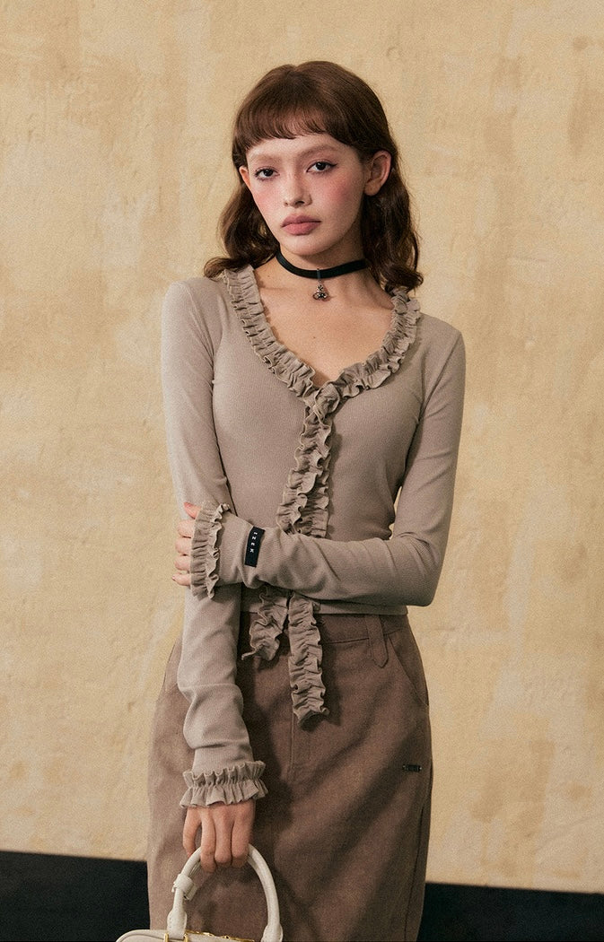 EZEK&STUDIO Short French niche top