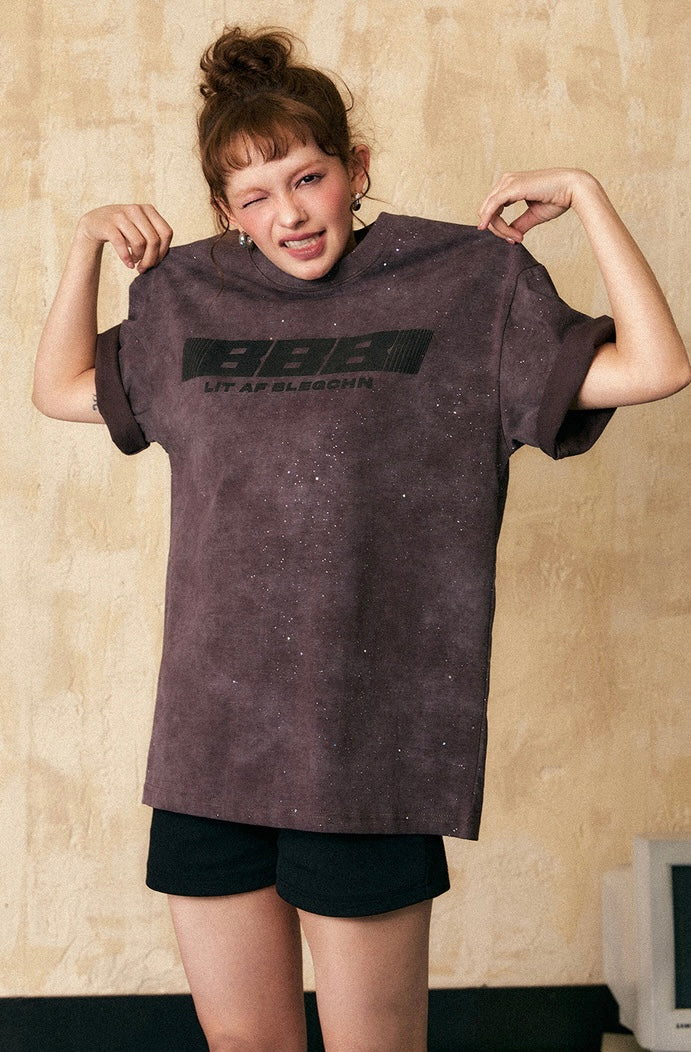 EZEK&STUDIO American retro high street short sleeve T-shirt