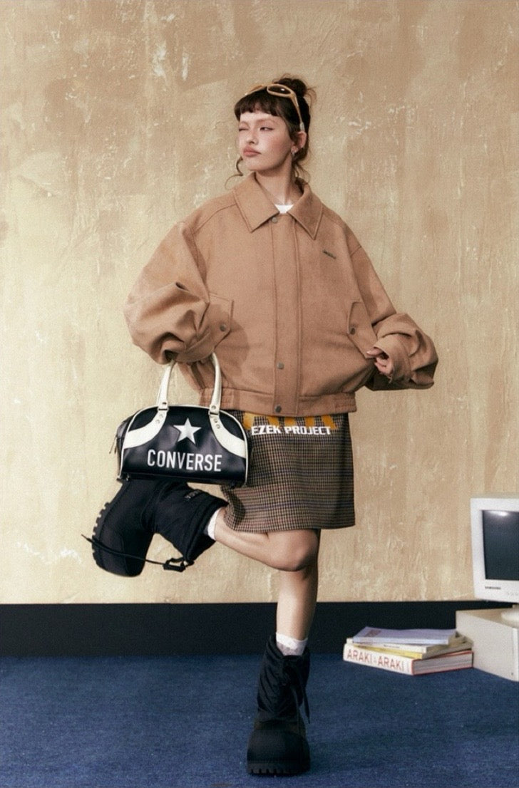 EZEK&STUDIO American Retro Cleanfit Suede jacket