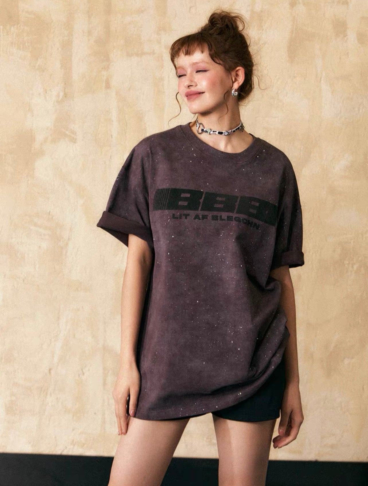 EZEK&STUDIO American retro high street short sleeve T-shirt