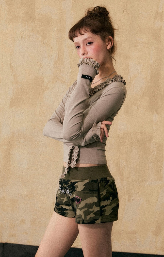 EZEK&STUDIO Short French niche top
