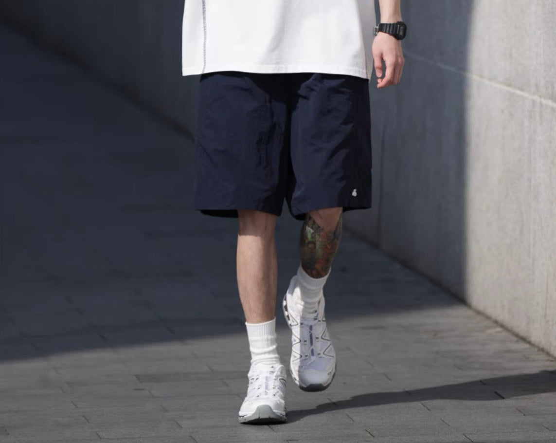 BELLKENIDE Quick-dry plain versatile sports casual shorts